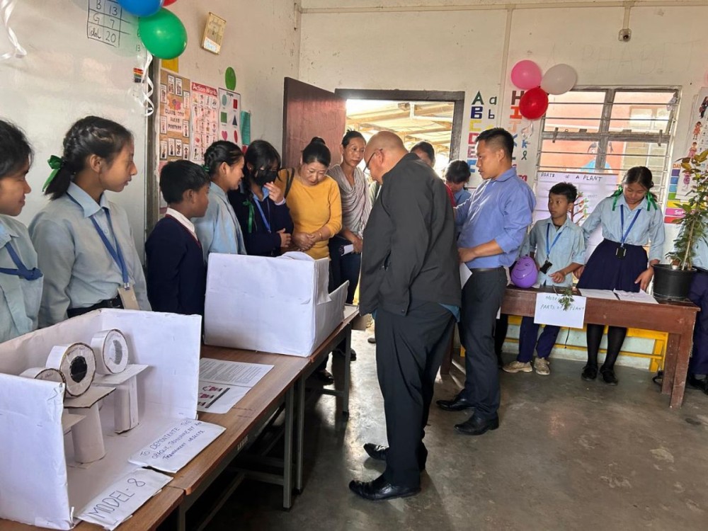 Science exhibition being organised at Government Middle School for Children with Special Needs, Lerie, Kohima on October 29. (Morung Photo)
